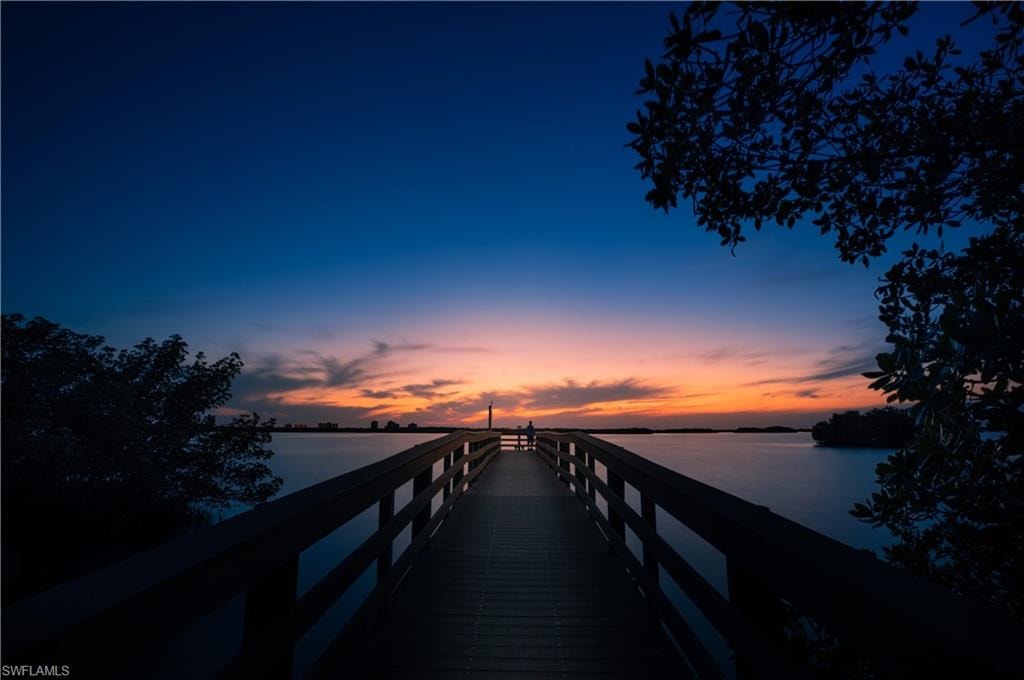 Estero Bay Park pier with water vistas