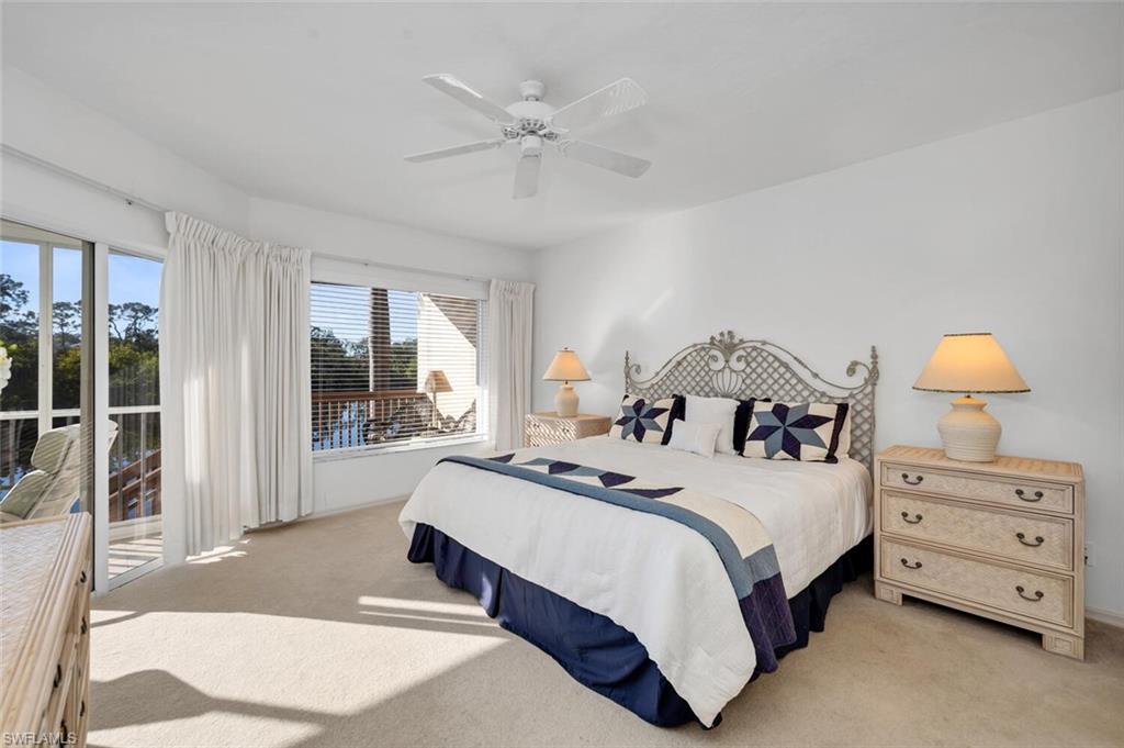 Large picture window and lanai access from bedroom