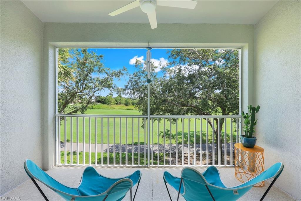 private lanai overlooking the 6th fairway
