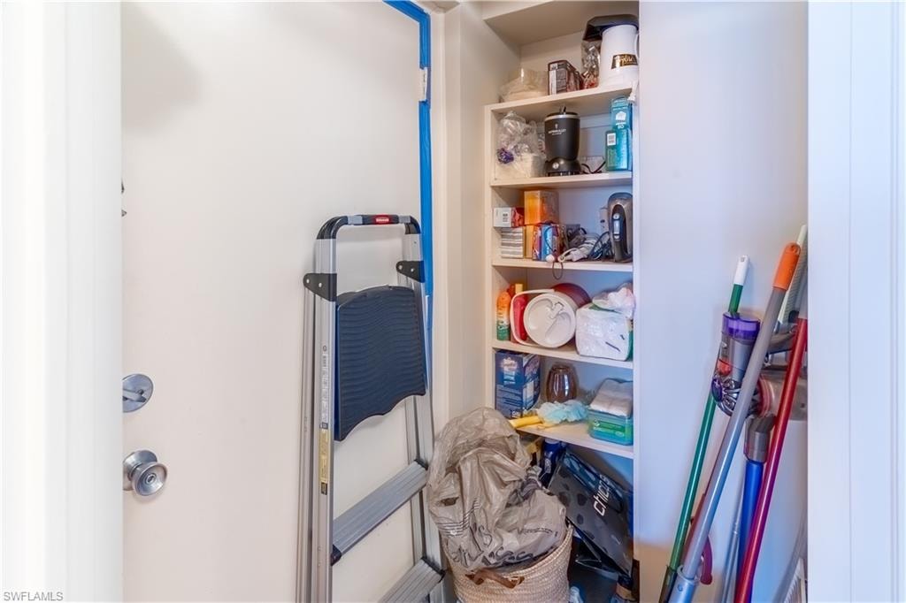 View of storage area