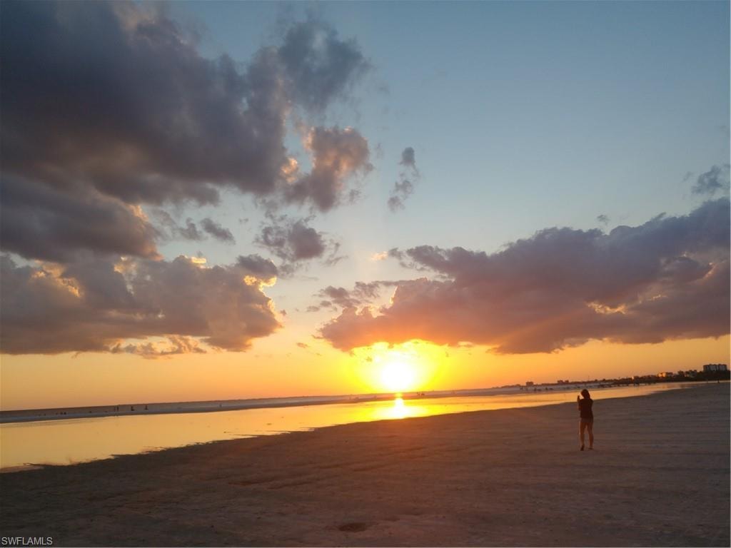 Sunset at Albatross and Estero Beach Access