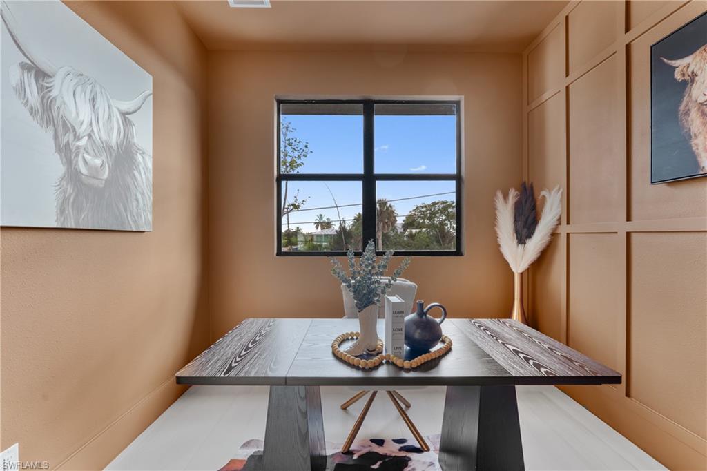 Dining area view