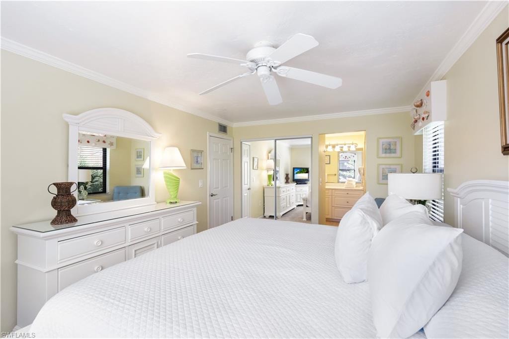 MBedroom is 11' x 15.8, plenty of space for a sitting area, large closet space