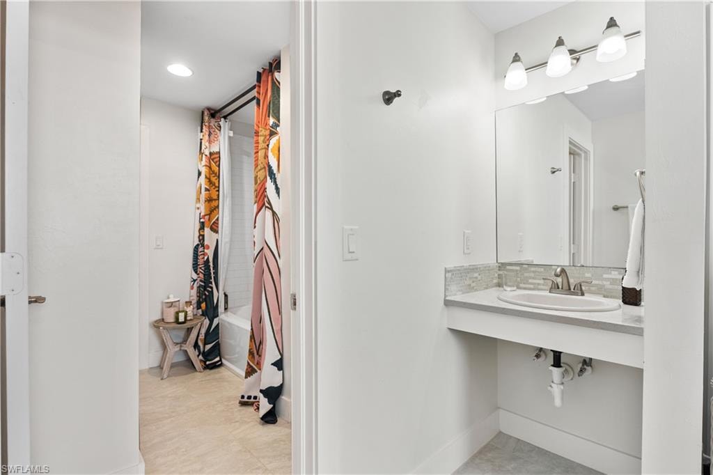 Private sink area for each bedroom