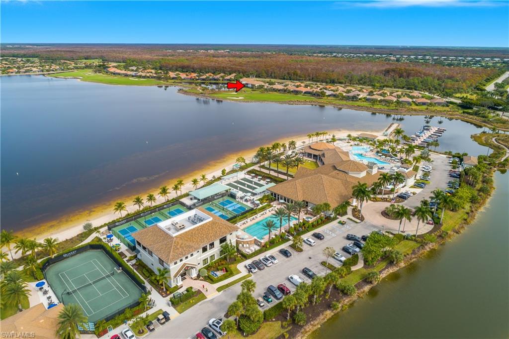 Aerial View of the newly renovated Amenities at The Quarry.