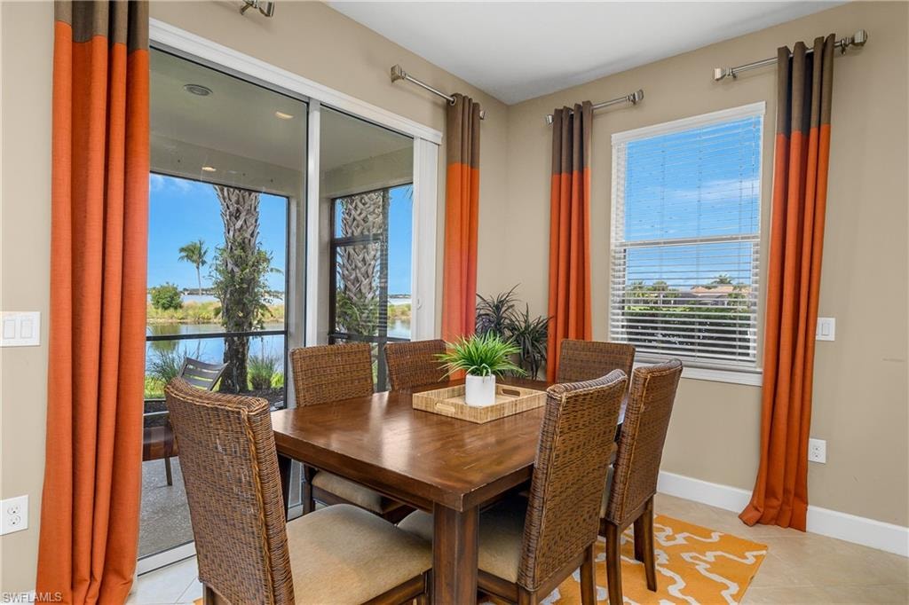 Entertain guests or enjoy family gatherings in the open dining space while taking in the amazing views beyond.