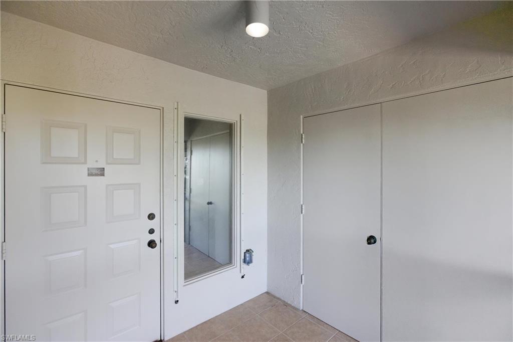 Additional storage closet off entry