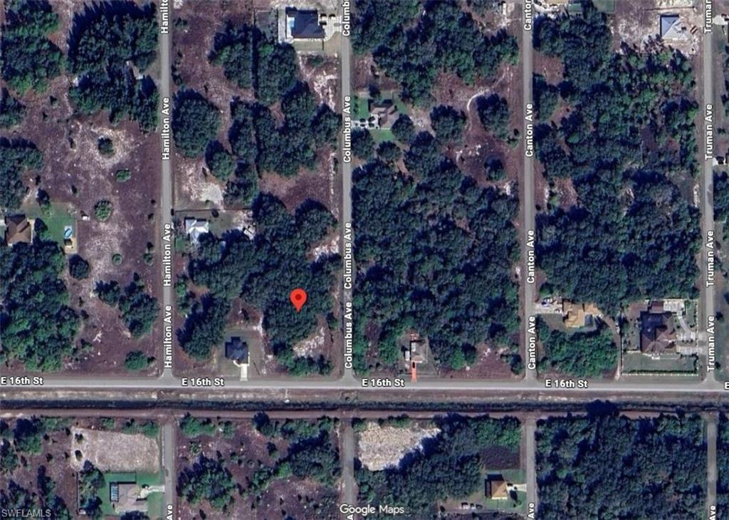 Aerial overview of property's location
