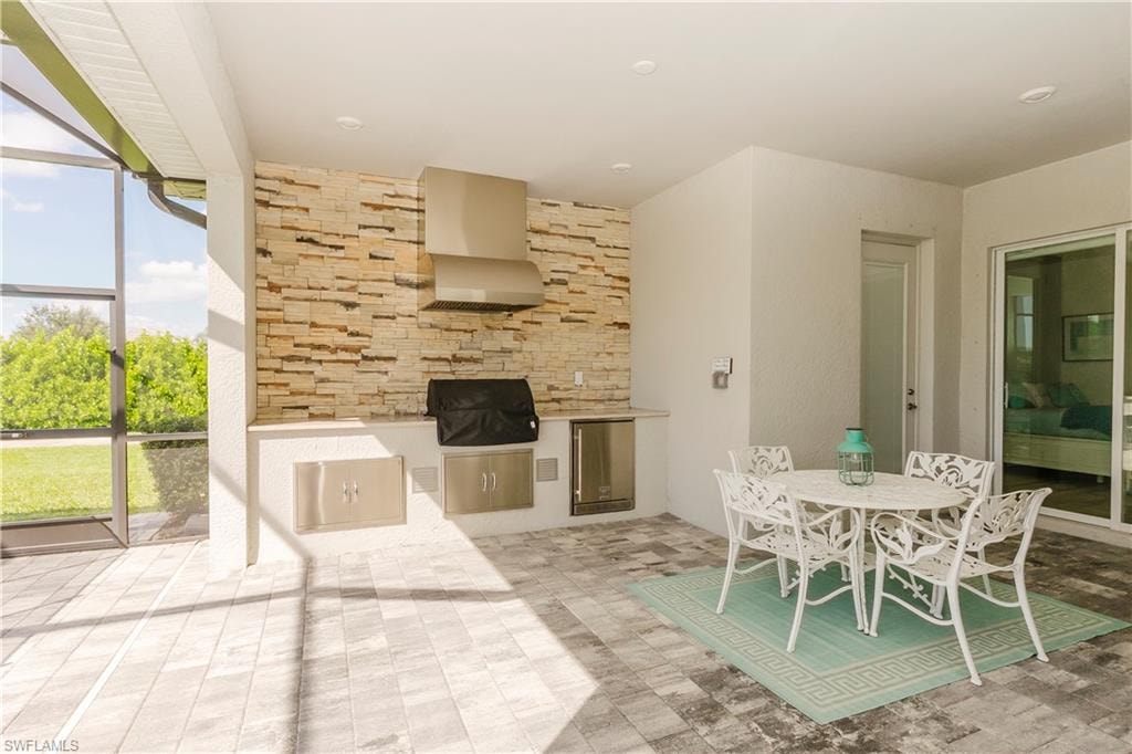 Outdoor kitchen