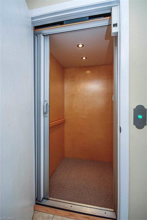 Private Elevator Servicing Main Living Area