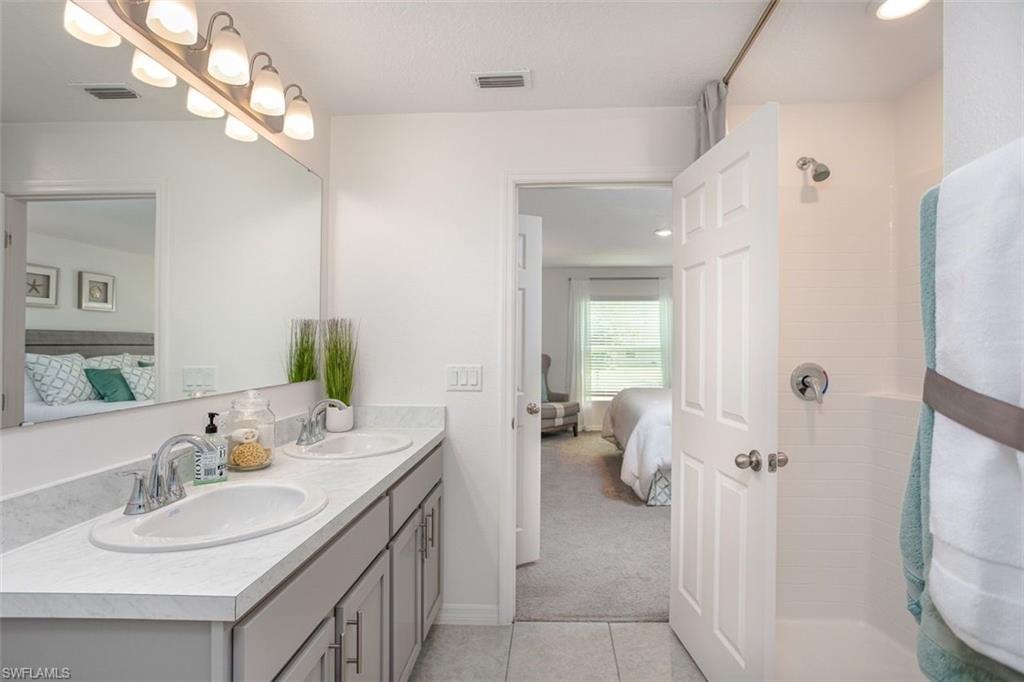 Model home - actual features may vary.