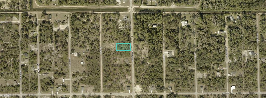 Map / location with property parcel outlined