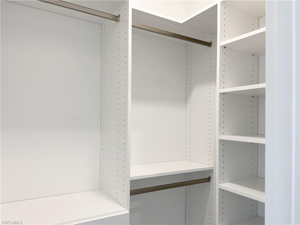 View of spacious closet