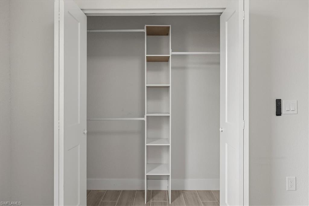 View of closet