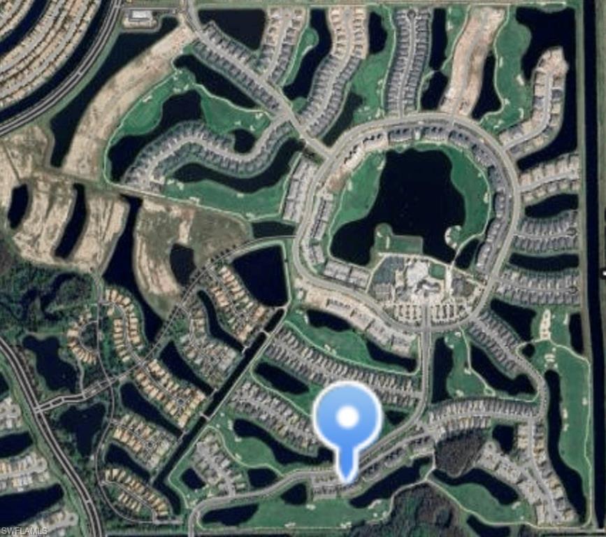 Aerial map of property and surrounding area
