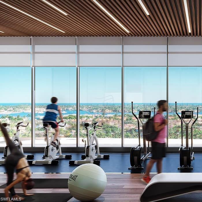 View of exercise room