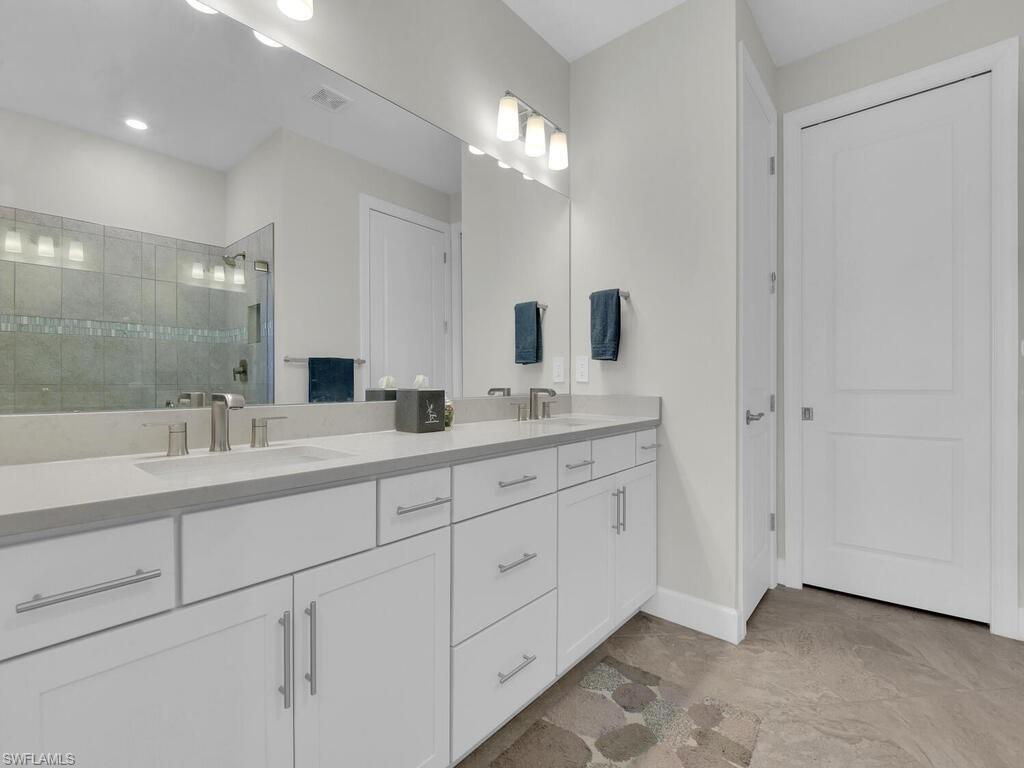 Primary Bath with Double Sinks