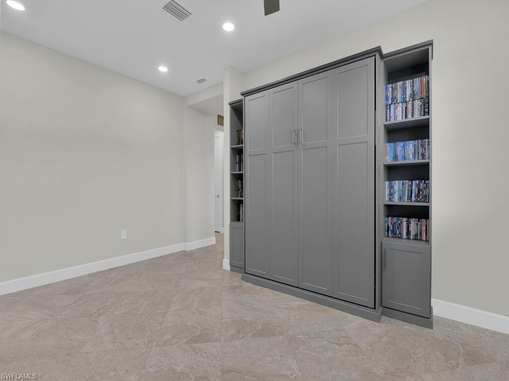 Another View of the Murphy Bed and Shelf Unit
