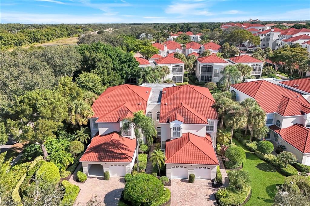 View from above of property