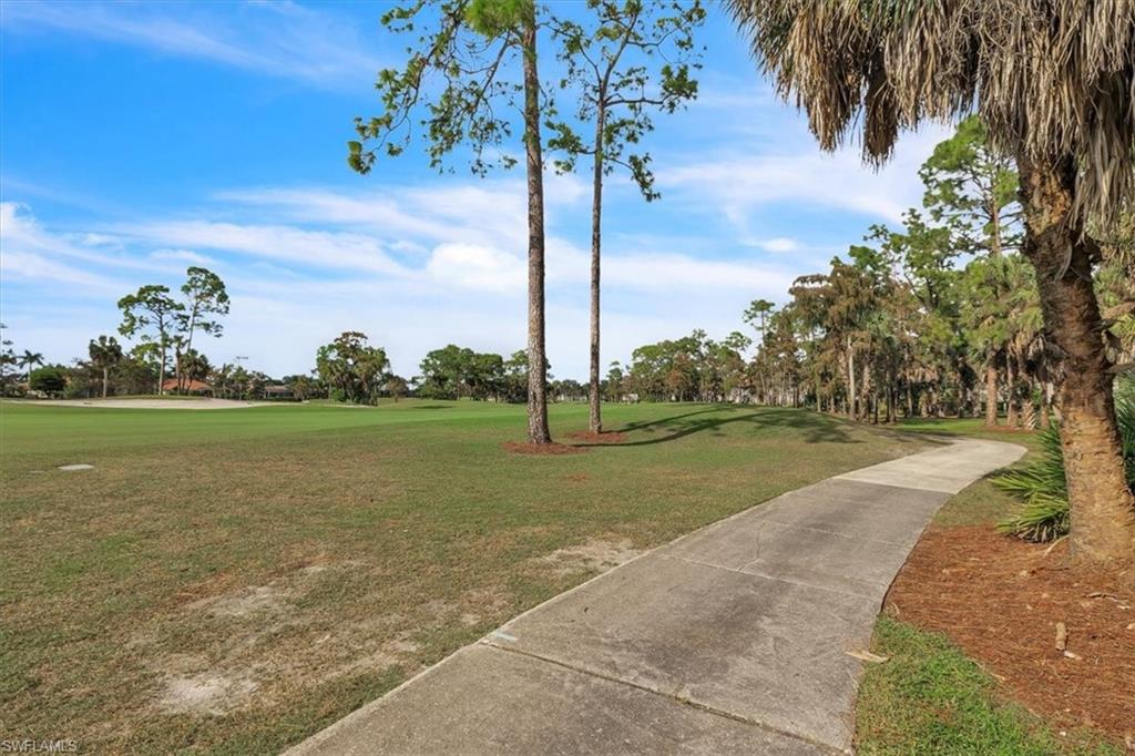 View of community featuring a view of golf course