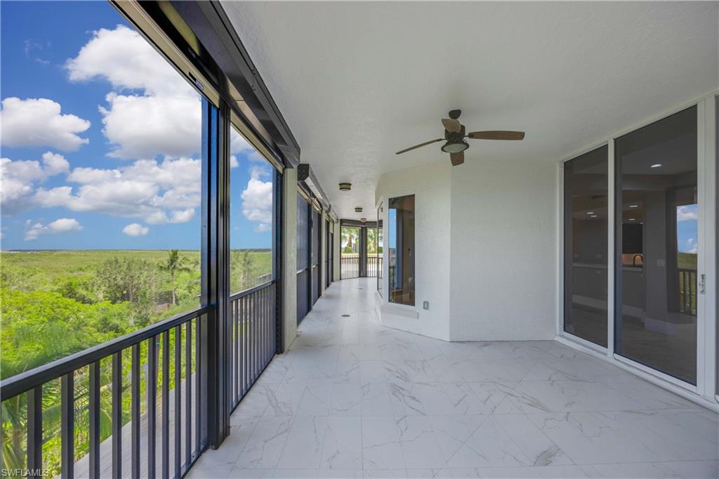 Screen balcony off Living room new with electric shutter protection