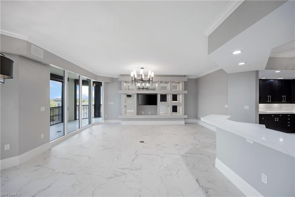 with views in to family room