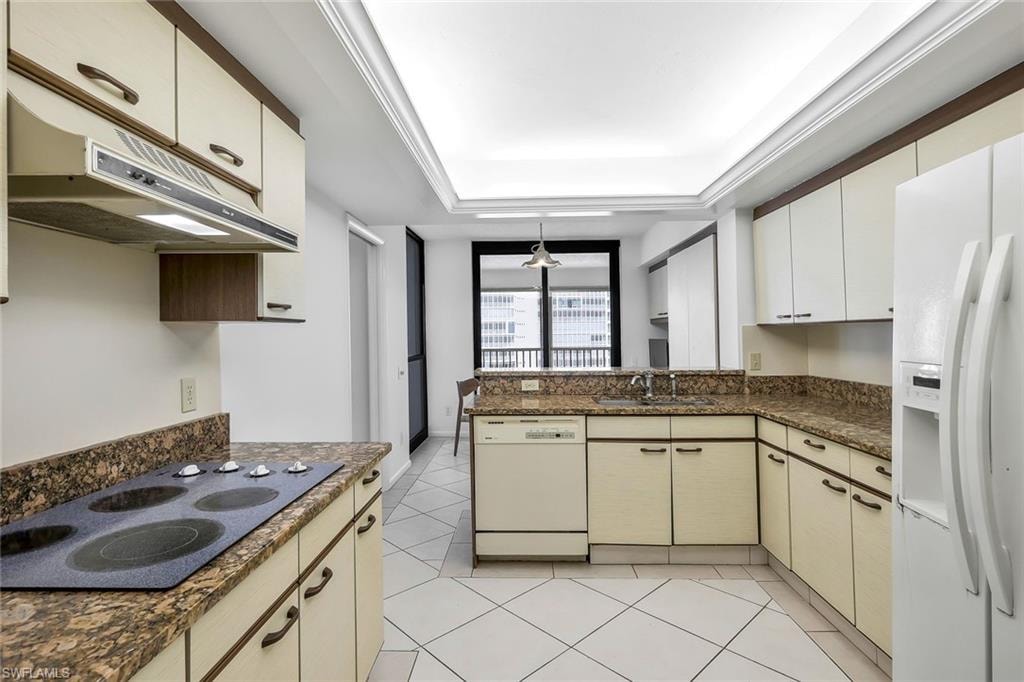 Kitchen has a breakfast nook.Laundry area  located off of kitchen not in view.