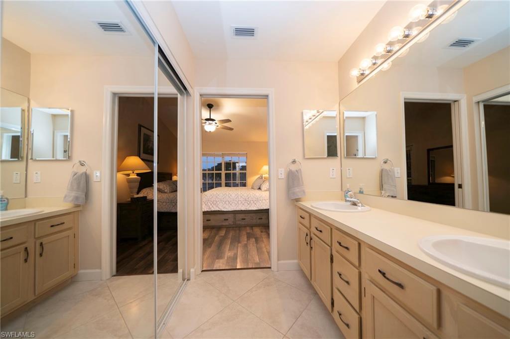 Primary Bathroom with large walk-in closet