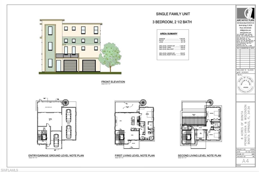 Projected Single Family Homes, 9501–9599 Pennsylvania Avenue, Bonita Springs, FL 34135
