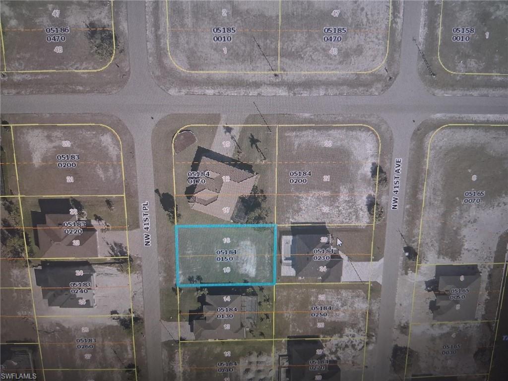 Map of property location featuring property parcel outlined