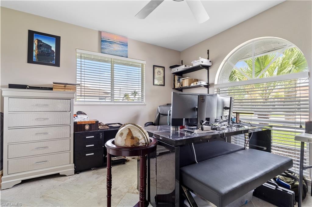 2nd Bedroom currently used as office.  This 2nd bedroom and bath are split from other side of home for additional privacy