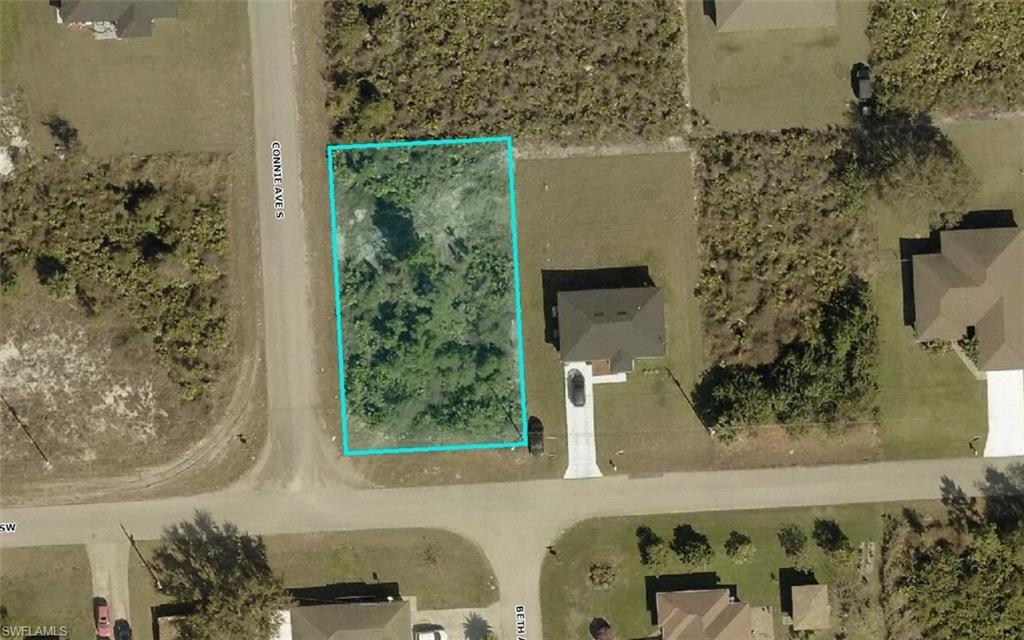 Map / location with property boundaries highlighted