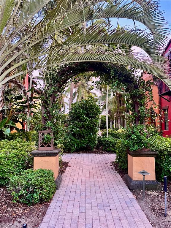 Garden Arch entry to the unit
