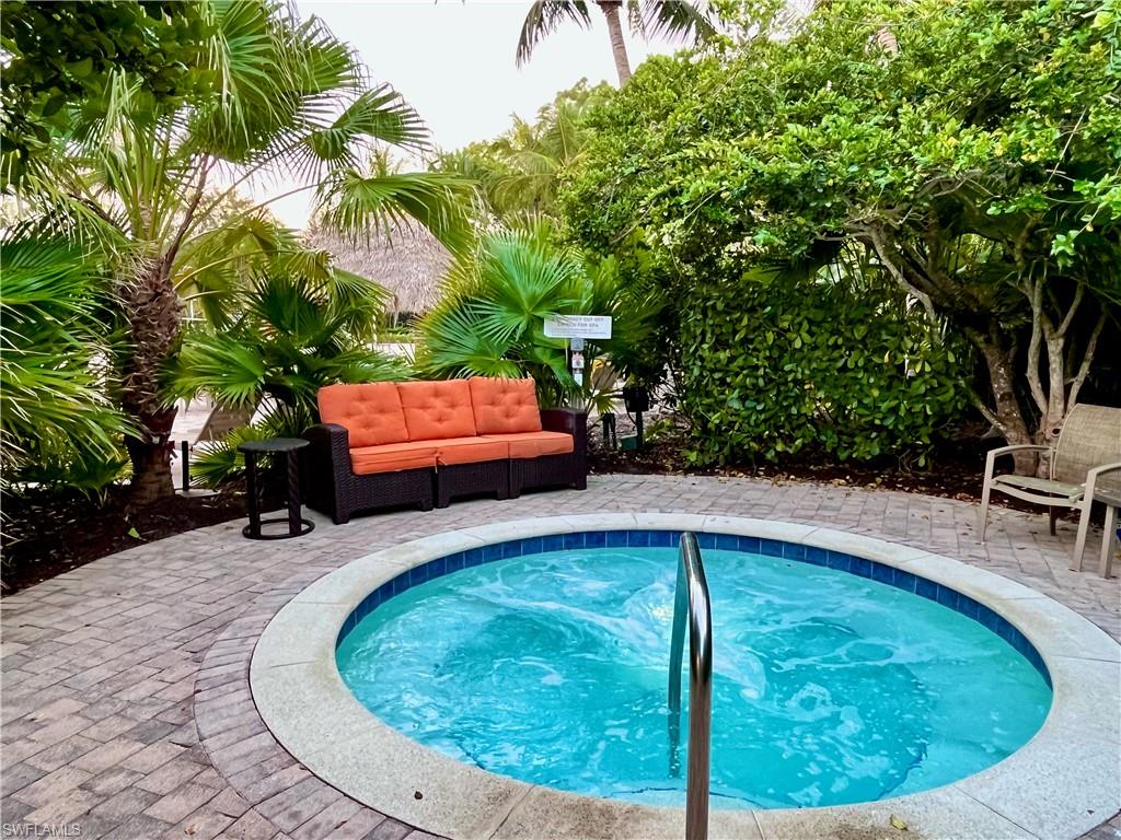 Hot tub area