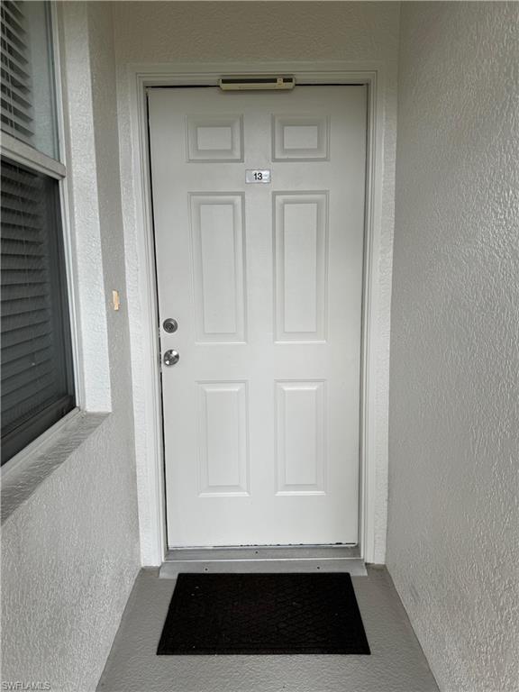 View of property entrance