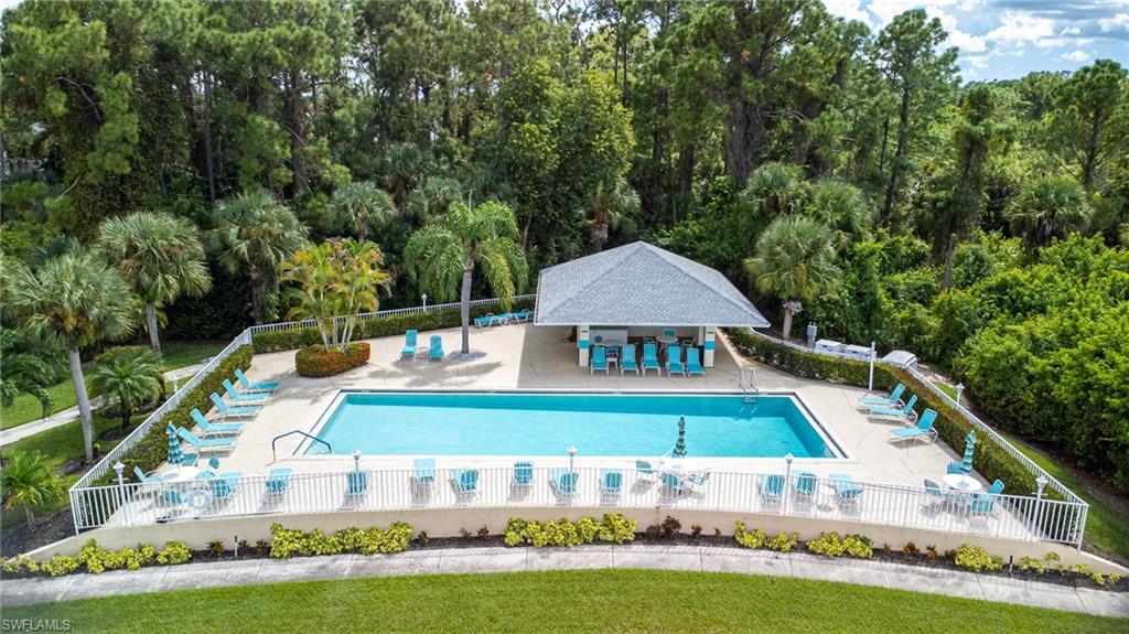 Community pool with a Clubhouse