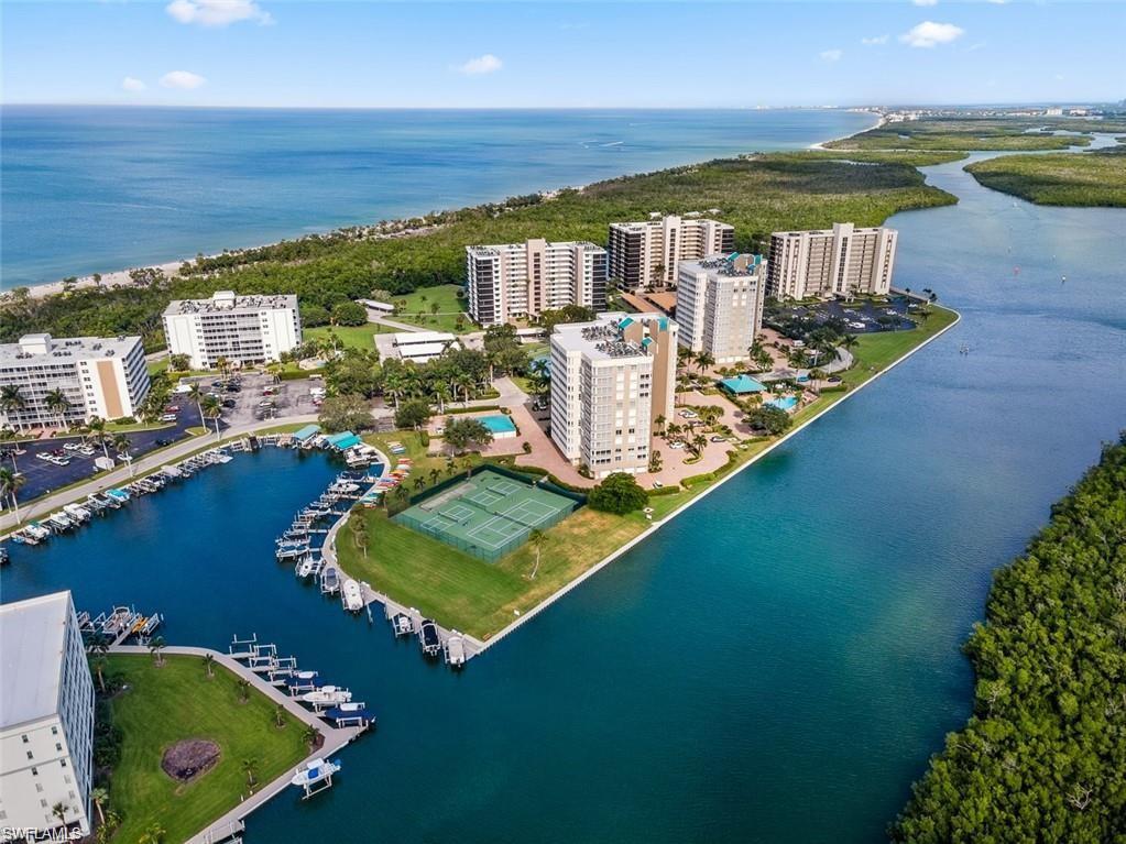View of urban area featuring a large body of water