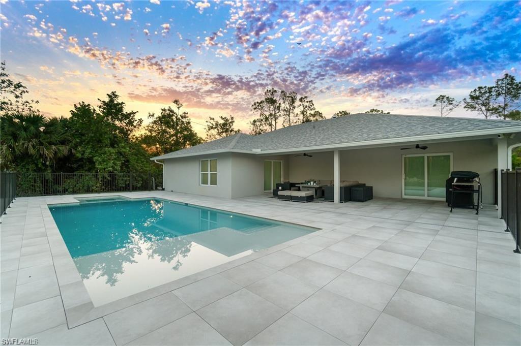 Imported pavers from Italy, new saltwater pool and spa with electric heater, lights and Aqualink system.