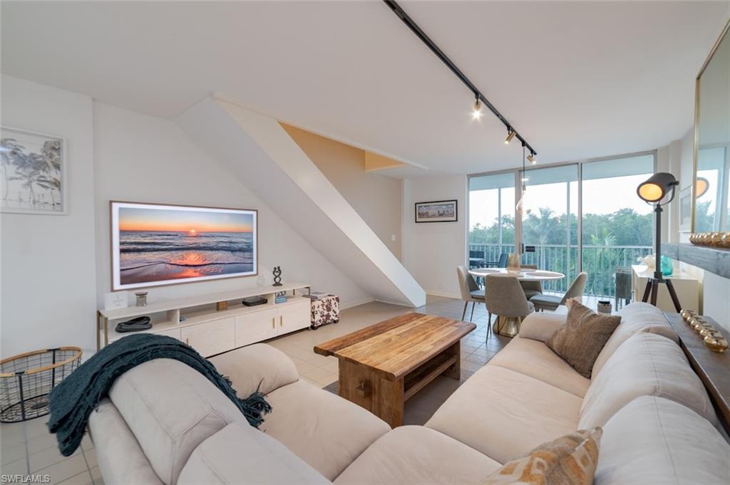 townhouse open concept living room