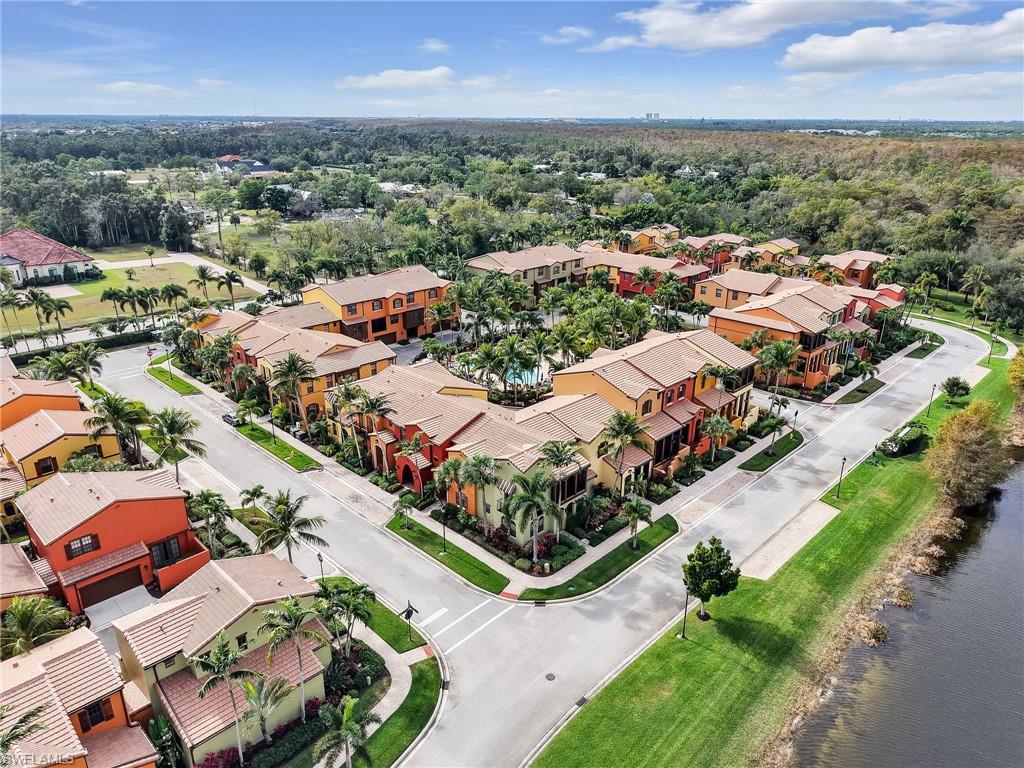 Bird's eye view, corner property.