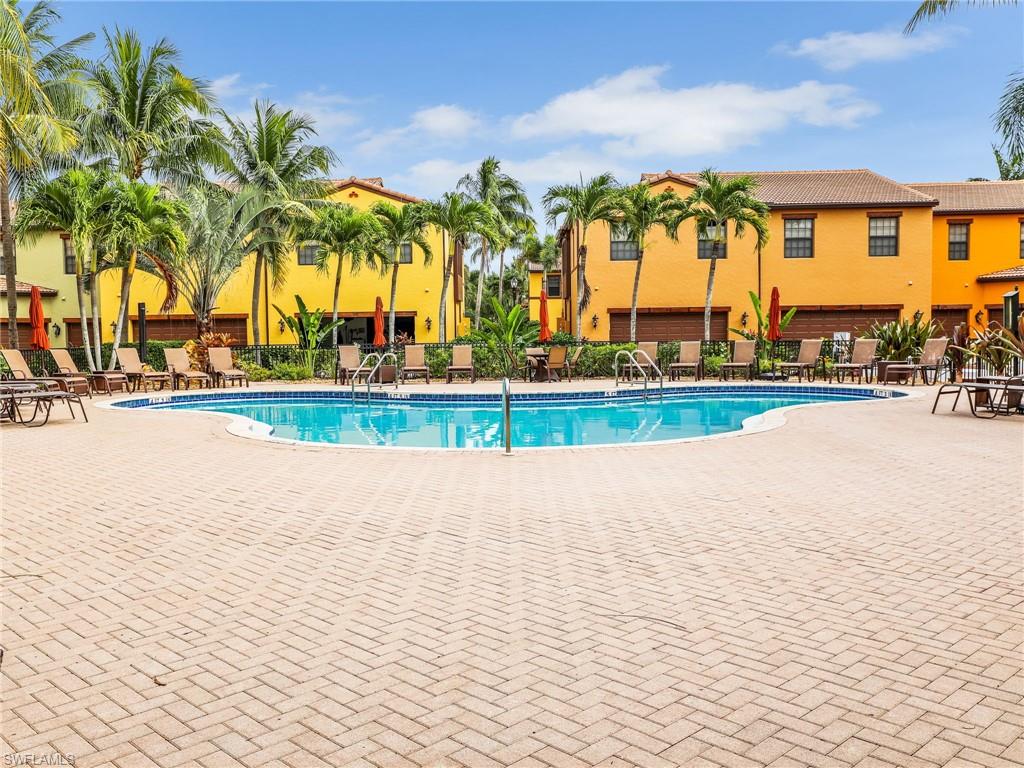 Community pool behind the unit