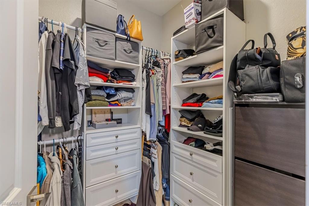 View of spacious closet