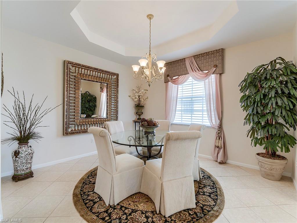 Beautifully furnished dining area