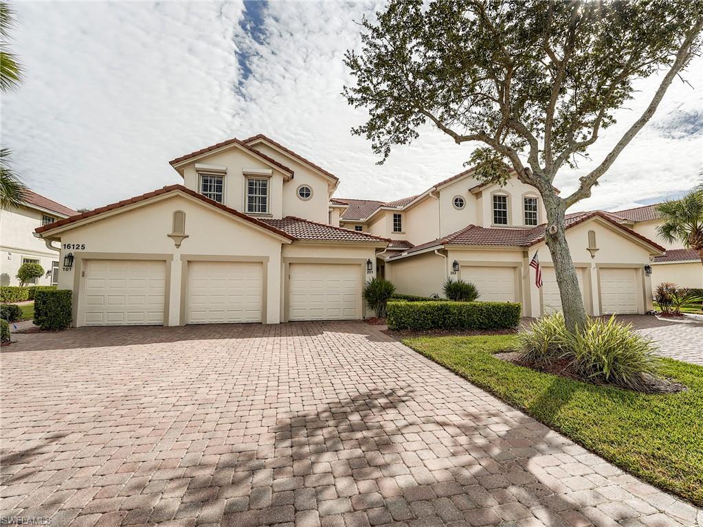 Large paved driveway