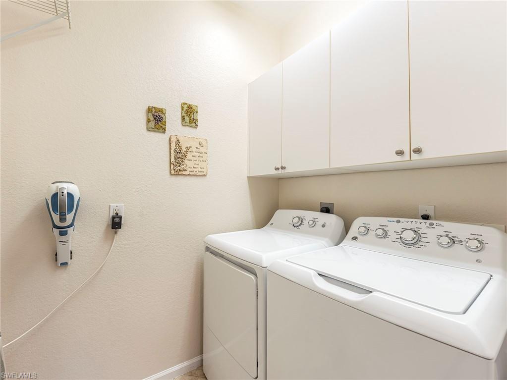 Laundry room in guest hallway