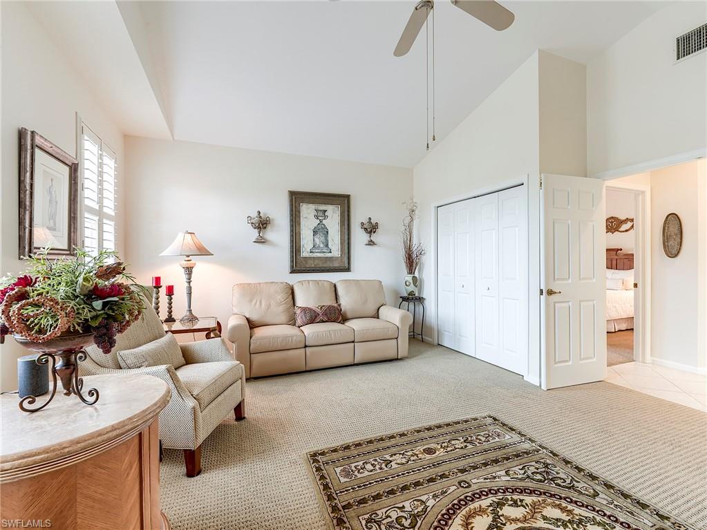 French doors open between bedroom 3 and the hallway with guest bath, laundry and bedroom 2.  Note the large closet.