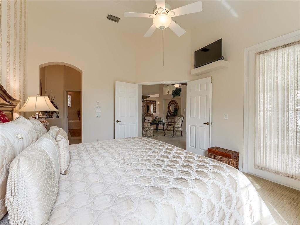 Primary.  Hallway to the left for walk-in closet and bath.  French doors at entrance