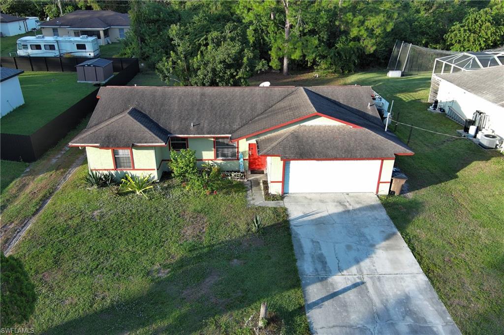 Aerial view of property and surrounding area