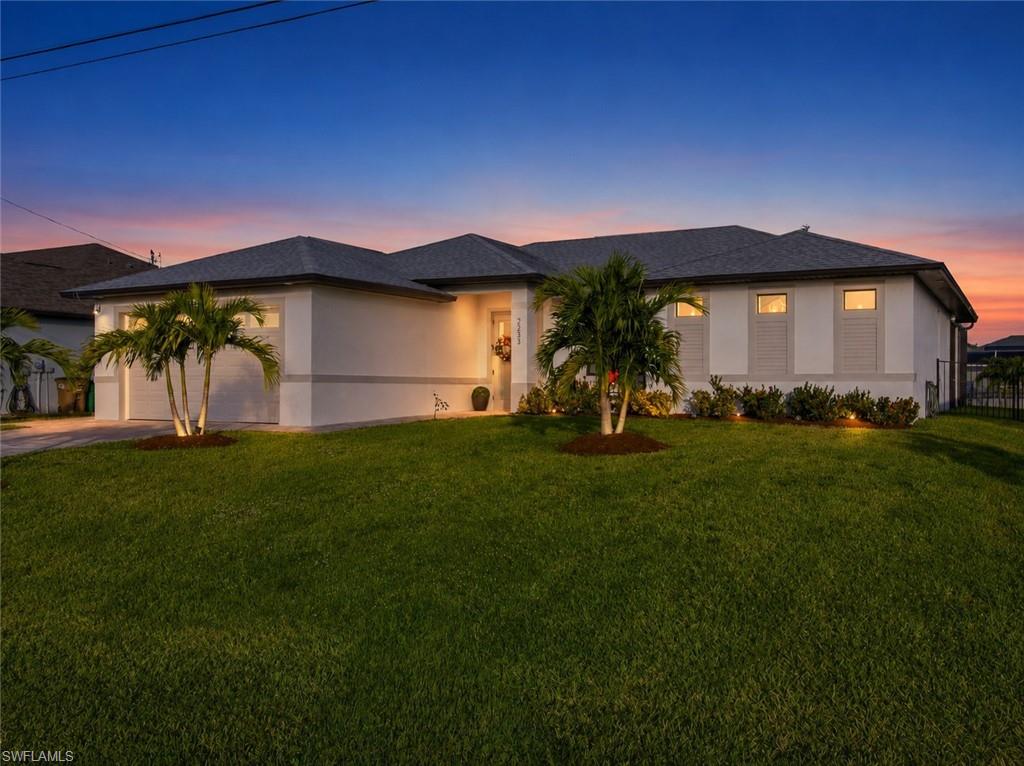 Twilight Street View of Home