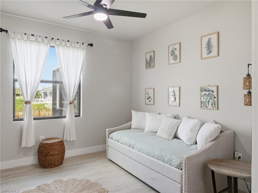 4th Bedroom/flex room featuring a daybed, window view